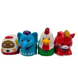 Vtech Smart Animals French Elephant L’elephant Rooster Coq leve-tot Chat Read